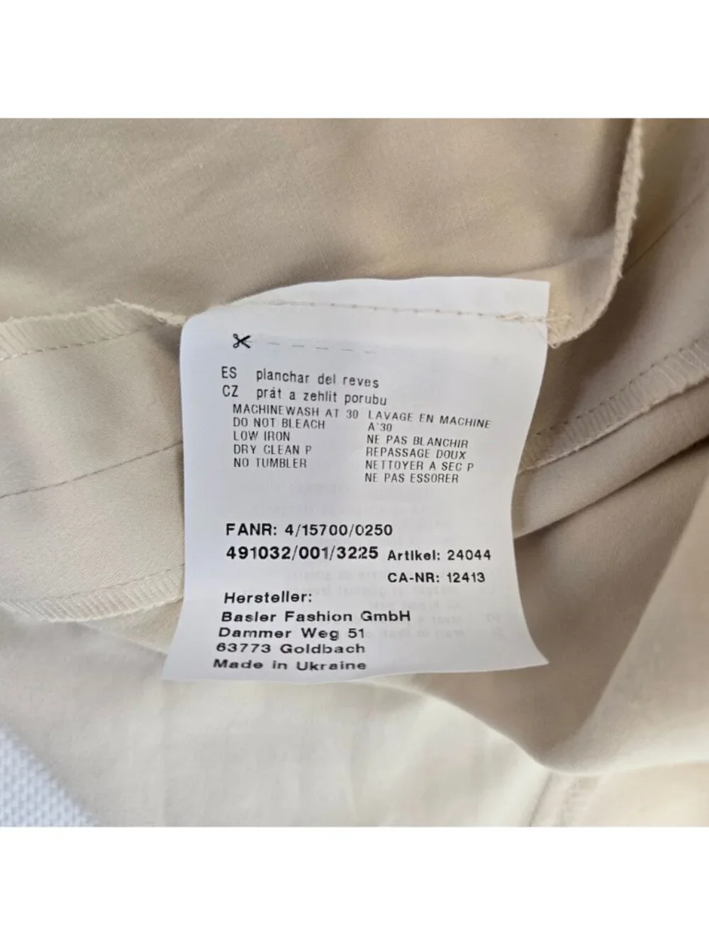Basler Everglades Cotton Blend Utility Dress Size 42/US Medium *Missing Belt*